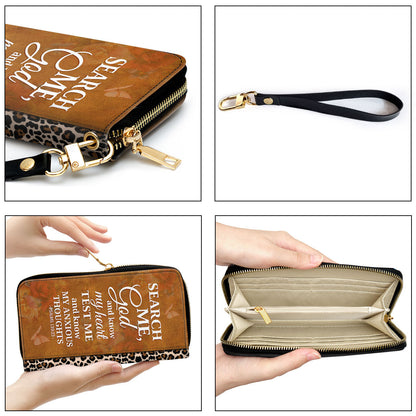 Psalm 13923 Religious Gifts For Women Rose Clutch Purse For Women - Personalized Name - Christian Gifts For Women