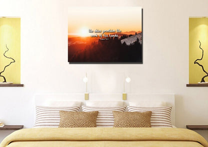 Psalm 191 Canvas Wall Art Print - Christian Canvas Wall Art