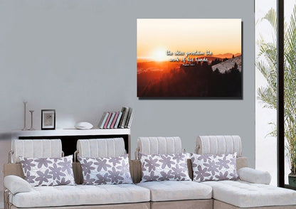 Psalm 191 Canvas Wall Art Print - Christian Canvas Wall Art