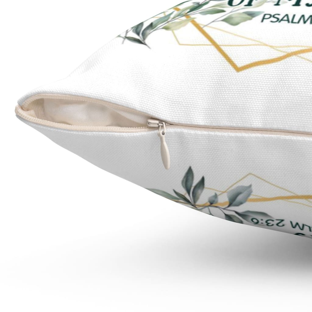 Psalm 236 Surely Goodness And Mercy Shall Follow Me Bible Verse Pillow