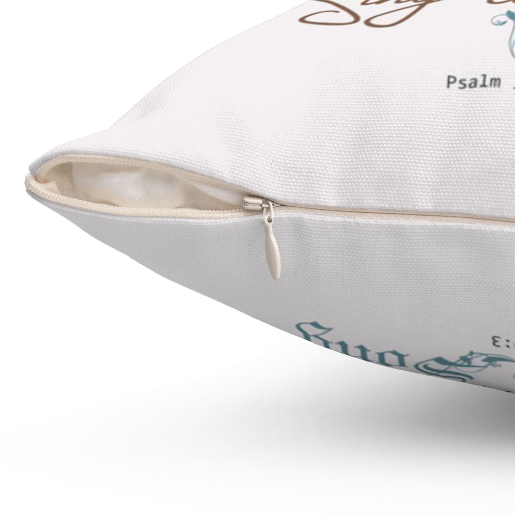 Psalm 333 Sing To Him A New Song Bible Verse Pillow