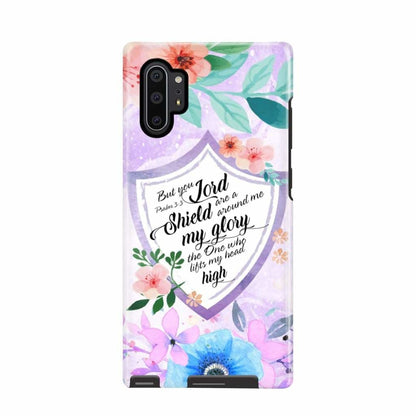 Psalm 33 But You Lord Are A Shield Around Me Phone Case - Bible Verse Phone Cases- Iphone Samsung Cases Christian