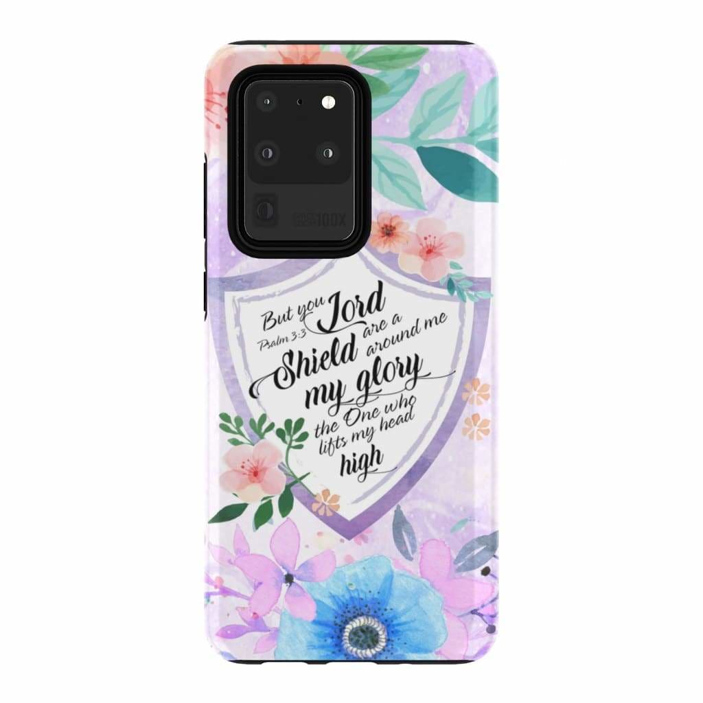 Psalm 33 But You Lord Are A Shield Around Me Phone Case - Bible Verse Phone Cases - Iphone Samsung Phone Case