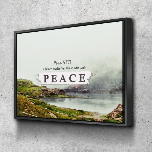 Psalm 3737 Canvas Wall Art Print - Christian Canvas Wall Art