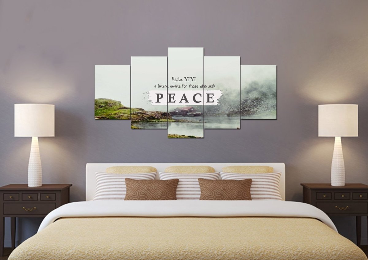 Psalm 3737 Canvas Wall Art Print - Christian Canvas Wall Art