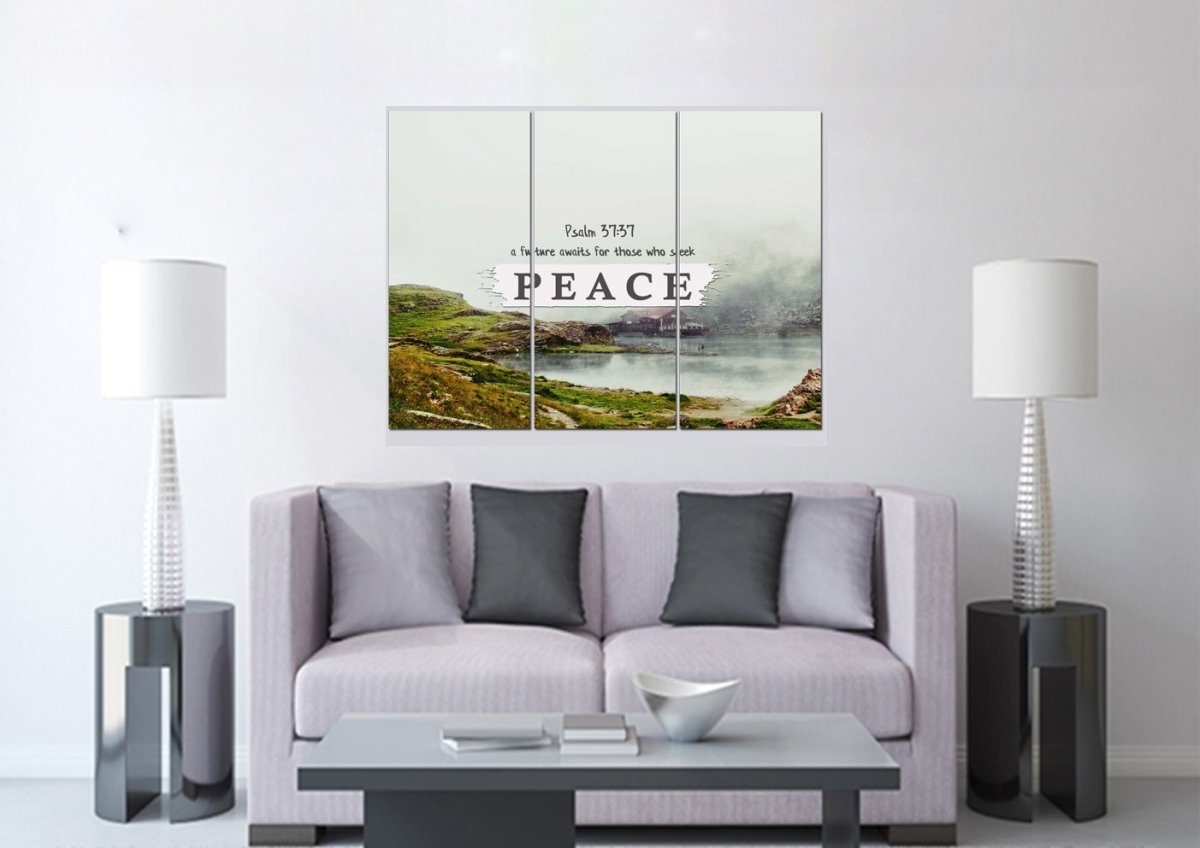 Psalm 3737 Canvas Wall Art Print - Christian Canvas Wall Art