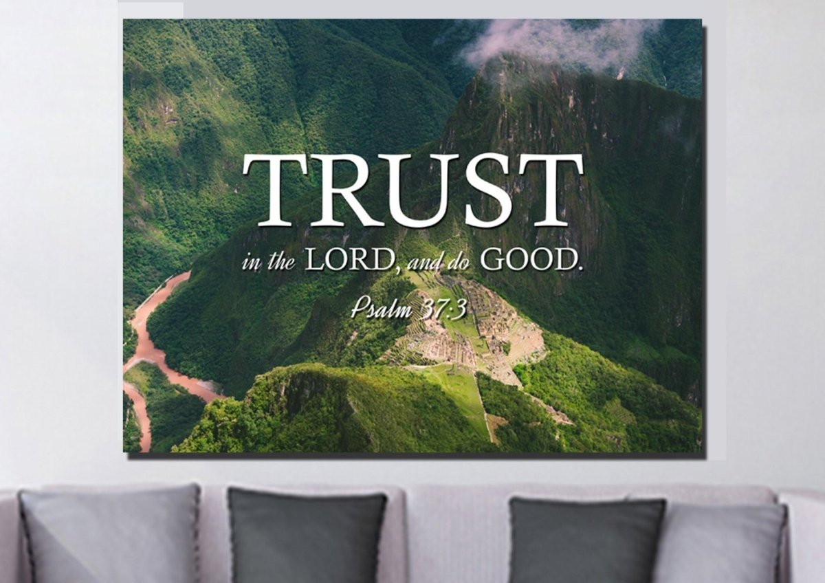 Psalm 373 Canvas Wall Art Print - Christian Canvas Wall Art