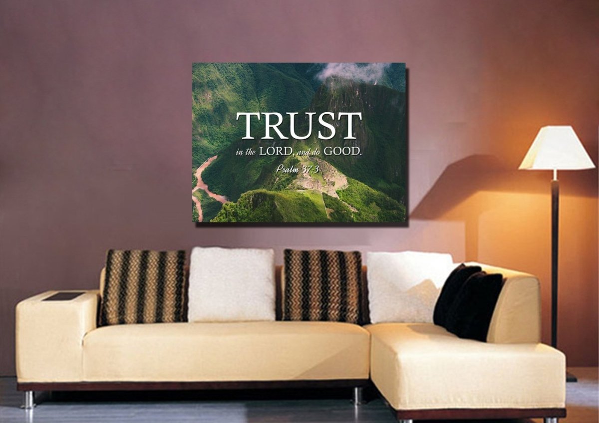 Psalm 373 Canvas Wall Art Print - Christian Canvas Wall Art