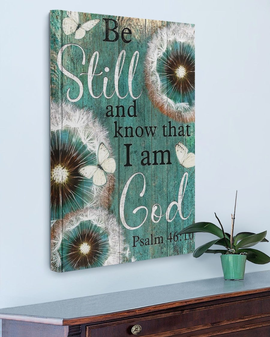 Psalm 4610 Be Still And Know That I Am God Canvas Wall Art