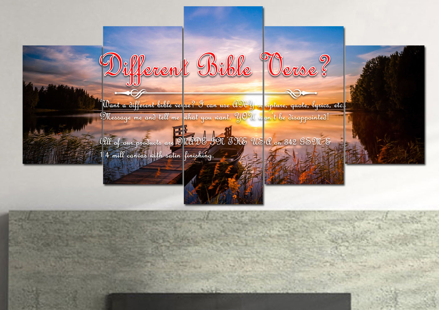 Psalm 461 God Is Our Refuge And Strength Canvas Wall Art Print - Christian Canvas Wall Art