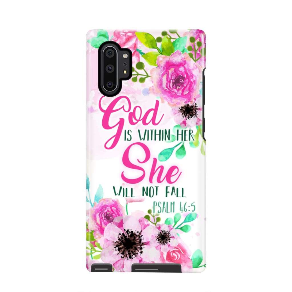 Psalm 465 God Is Within Her She Will Not Fall Phone Case - Scripture Phone Cases - Iphone Cases Christian
