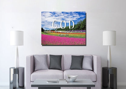 Psalm 488 Canvas Wall Art Print - Christian Canvas Wall Art