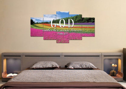 Psalm 488 Canvas Wall Art Print - Christian Canvas Wall Art