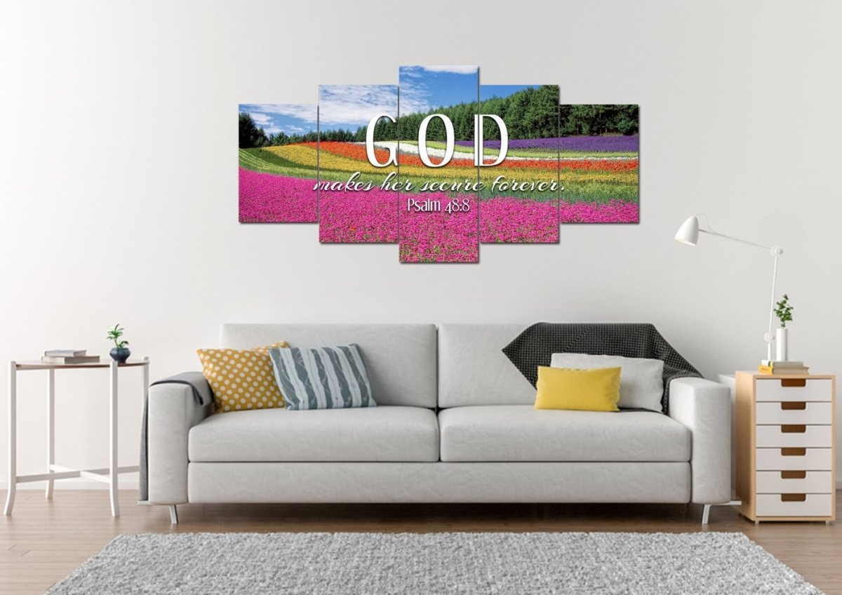 Psalm 488 Canvas Wall Art Print - Christian Canvas Wall Art