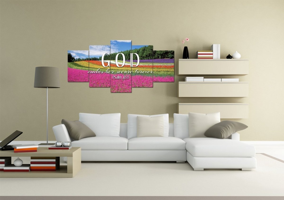 Psalm 488 Canvas Wall Art Print - Christian Canvas Wall Art