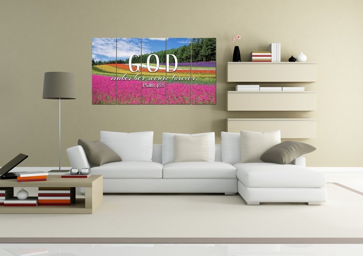 Psalm 488 Canvas Wall Art Print - Christian Canvas Wall Art