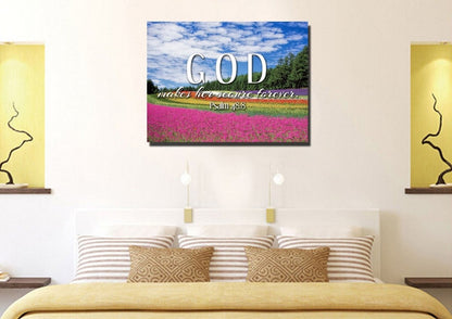 Psalm 488 Canvas Wall Art Print - Christian Canvas Wall Art