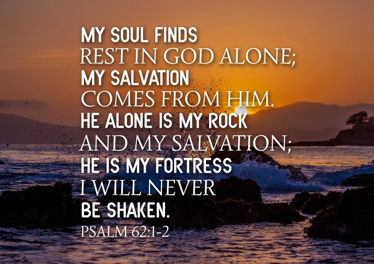 Psalm 621-2 Canvas Wall Art Print - Christian Canvas Wall Art