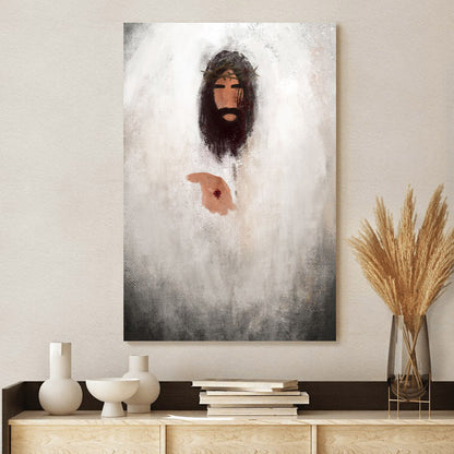 Psalm 91 Canvas Wall Art - Jesus Picture - Jesus Portrait Canvas