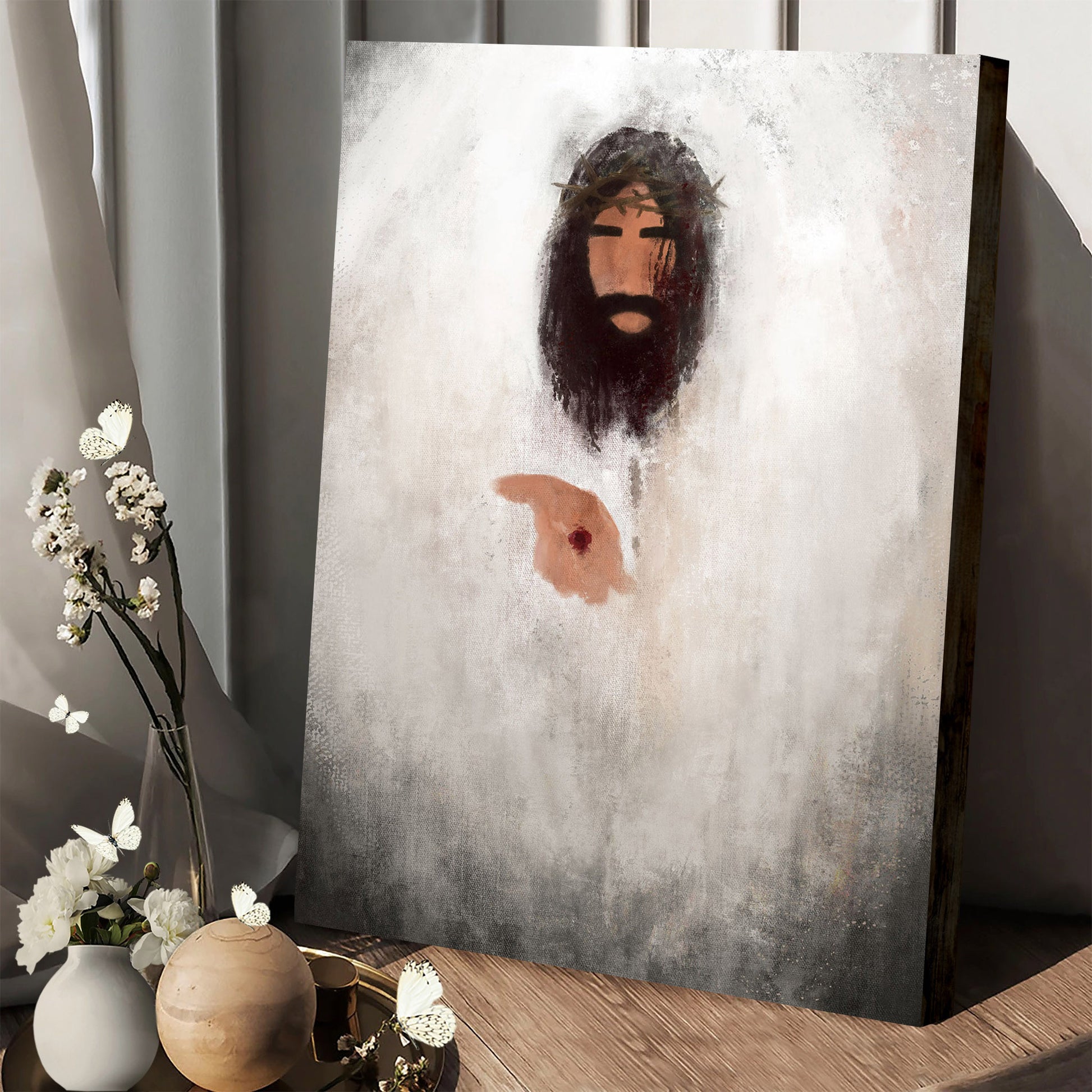 Psalm 91 Canvas Wall Art - Jesus Picture - Jesus Portrait Canvas