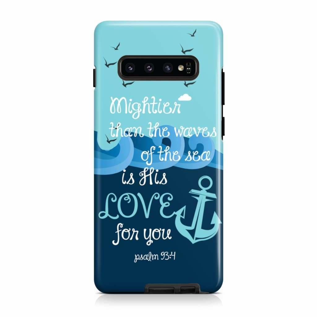 Psalm 934 Mightier Than The Waves Of The Sea Is His Love Phone Case - Scripture Phone Cases - Iphone Cases Christian