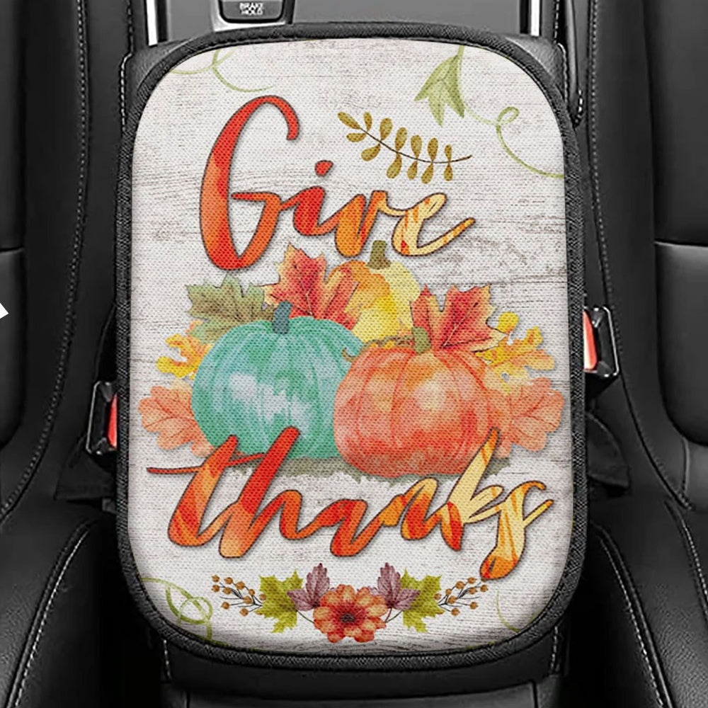 Put On The Full Armor Of God Warrior Of Christ Seat Box Cover, Christian Car Center Console Cover, Religious Car Interior Accessories