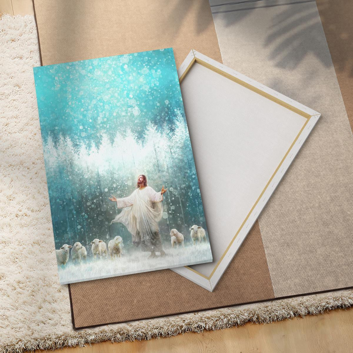 Radiance Jesus And Snow Canvas - Jesus Canvas - Christian Wall Art Poster