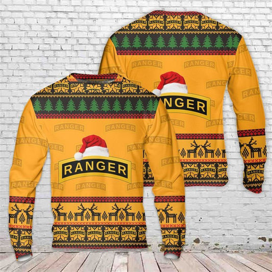 Ranger Tab Ugly Christmas Sweater For Men And Women, Best Gift For Christmas, The Beautiful Winter Christmas Outfit