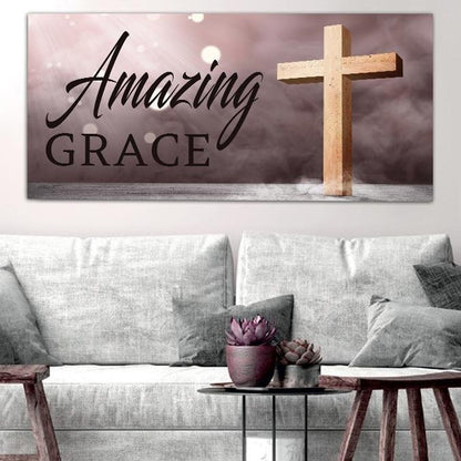 Rays Amazing Grace Wall Art & Decor - Christian Canvas Wall Art