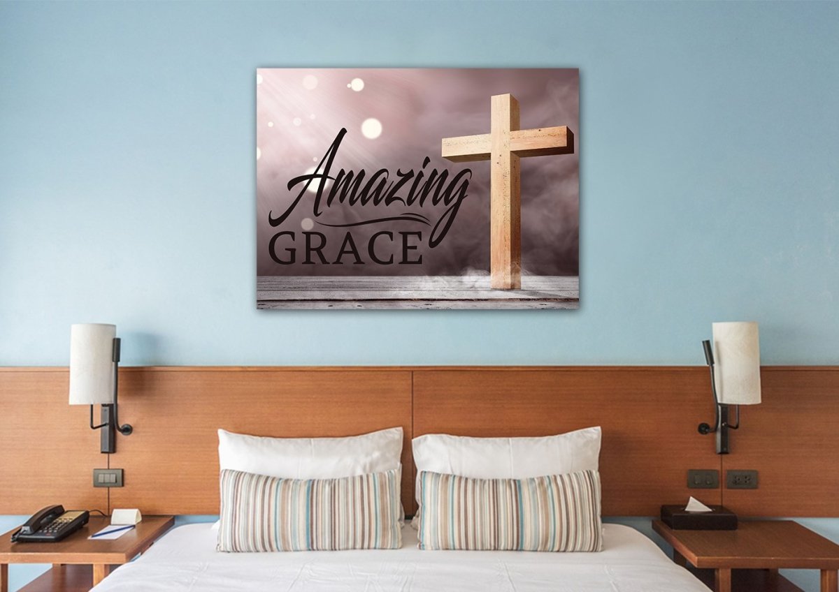 Rays Amazing Grace Wall Art & Decor - Christian Canvas Wall Art