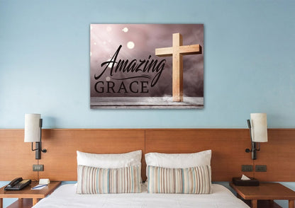 Rays Amazing Grace Wall Art & Decor - Christian Canvas Wall Art