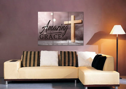 Rays Amazing Grace Wall Art & Decor - Christian Canvas Wall Art