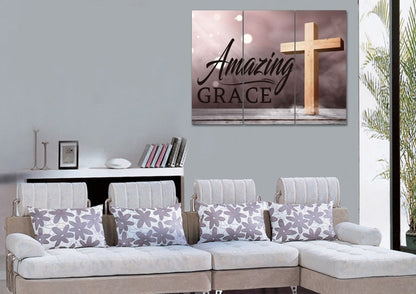 Rays Amazing Grace Wall Art & Decor - Christian Canvas Wall Art