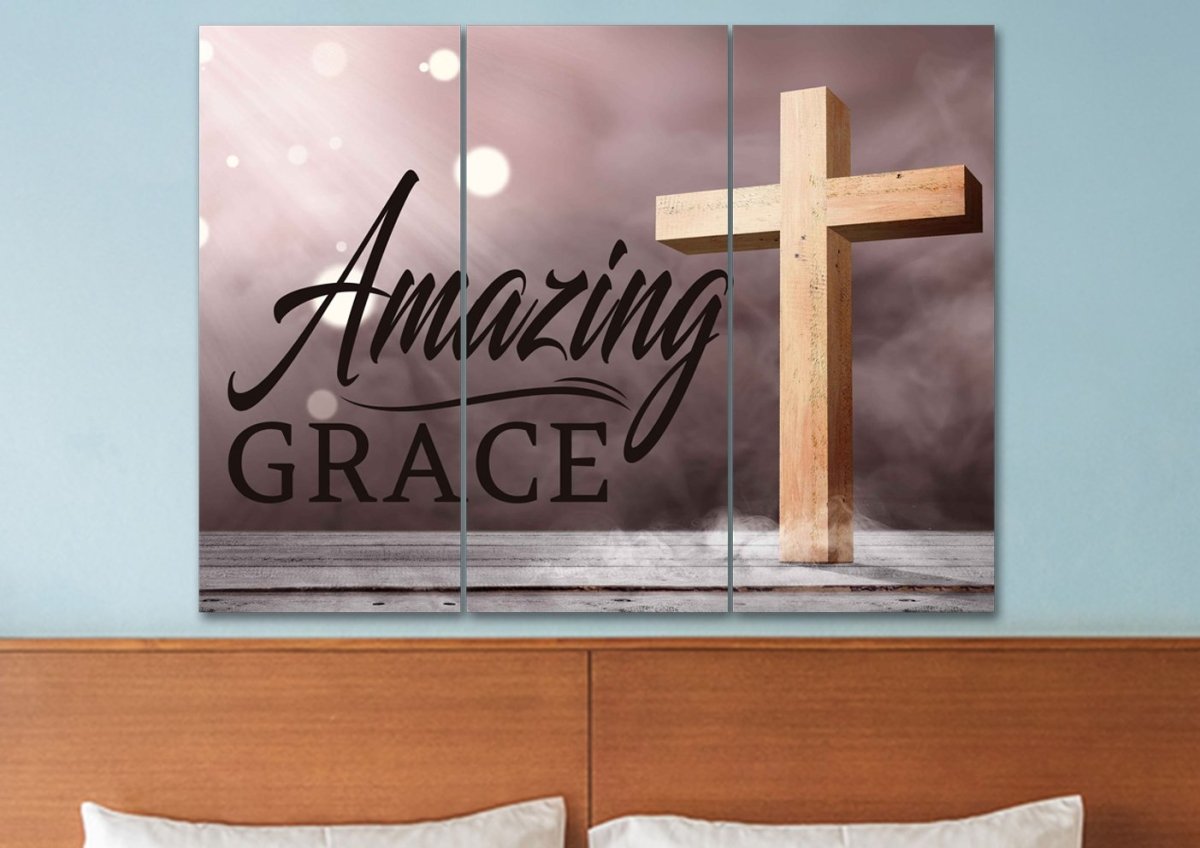 Rays Amazing Grace Wall Art & Decor - Christian Canvas Wall Art
