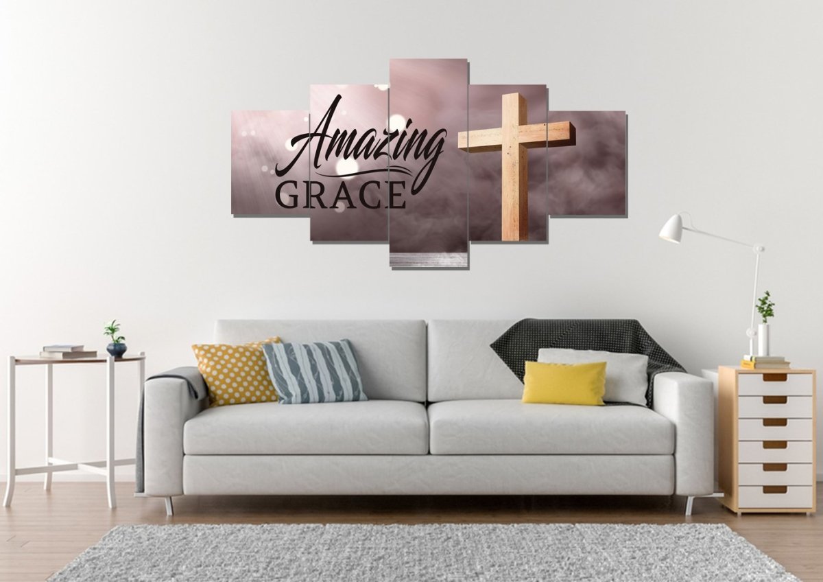 Rays Amazing Grace Wall Art & Decor - Christian Canvas Wall Art