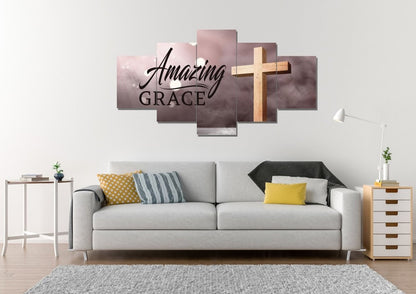 Rays Amazing Grace Wall Art & Decor - Christian Canvas Wall Art