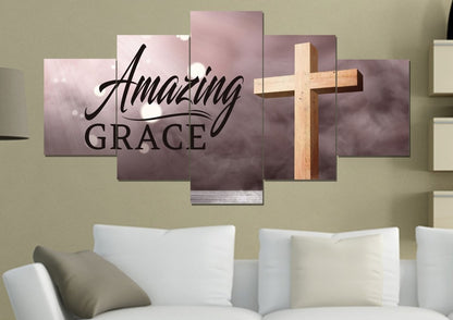 Rays Amazing Grace Wall Art & Decor - Christian Canvas Wall Art