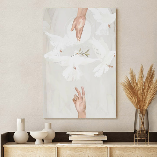 Reaching For Hope Canvas Wall Art - Christian Wall Posters - Ciaocustom