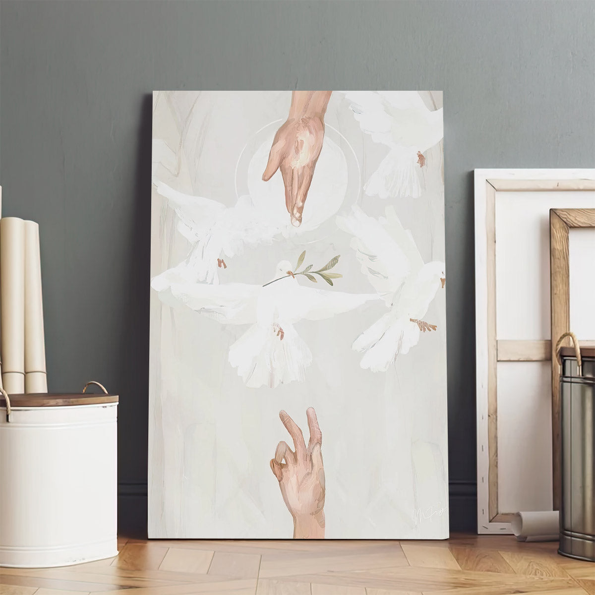 Reaching For Hope Canvas Wall Art - Christian Wall Posters - Ciaocustom