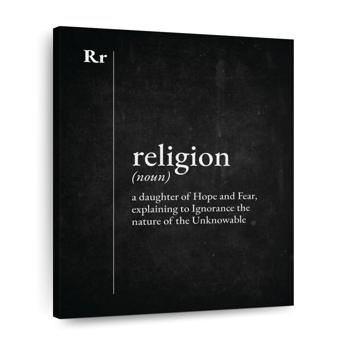 Religion Explained Wall Art Canvas - Canvas Religious Wall Art - Christian Wall Decor Living Room