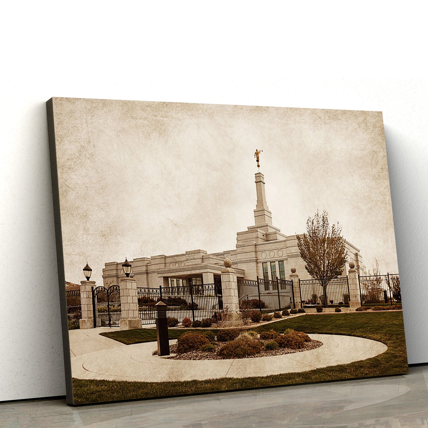 Reno Temple Timeless Temple Series Canvas Wall Art - Jesus Christ Picture - Canvas Christian Wall Art