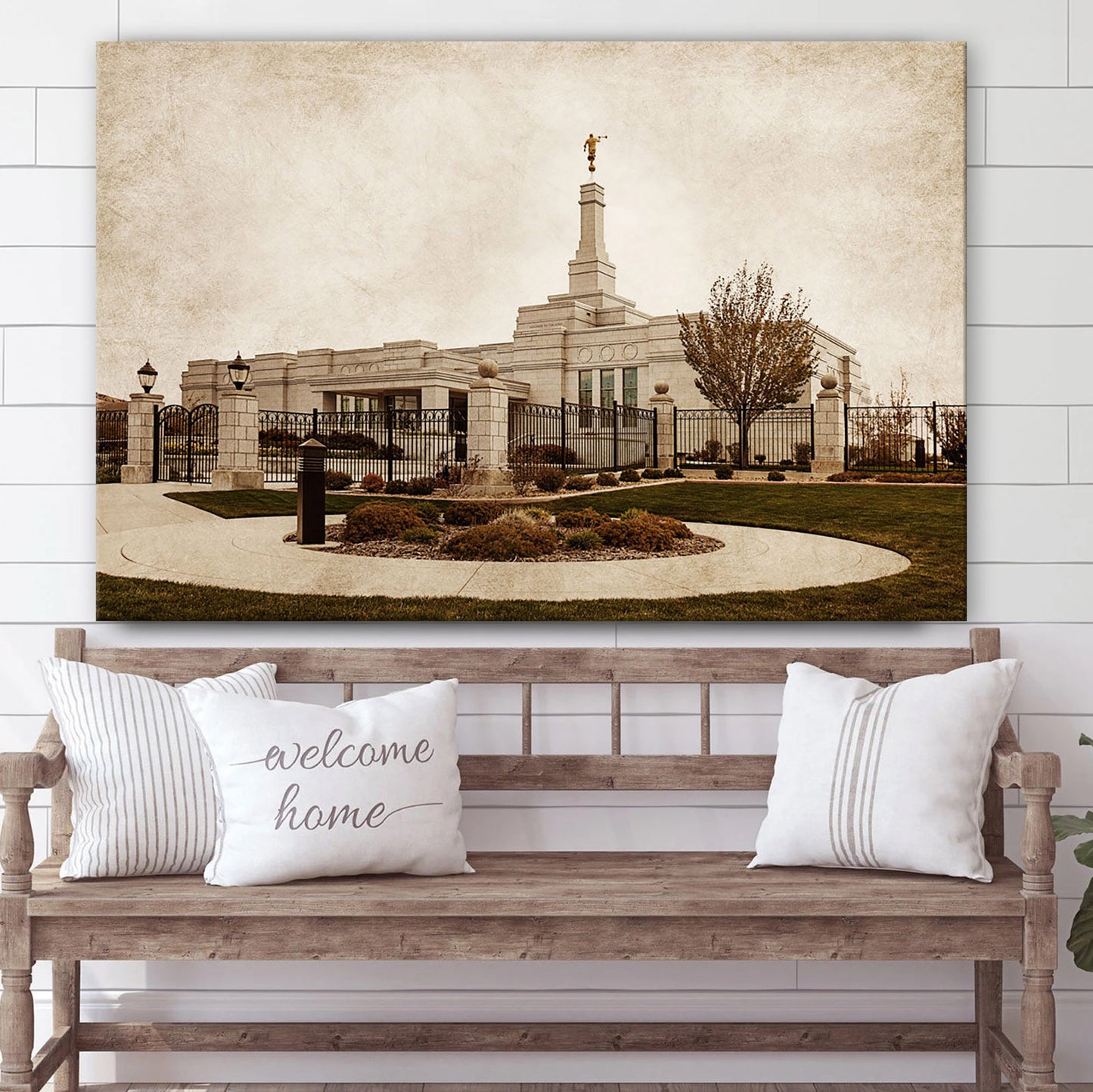 Reno Temple Timeless Temple Series Canvas Wall Art - Jesus Christ Picture - Canvas Christian Wall Art