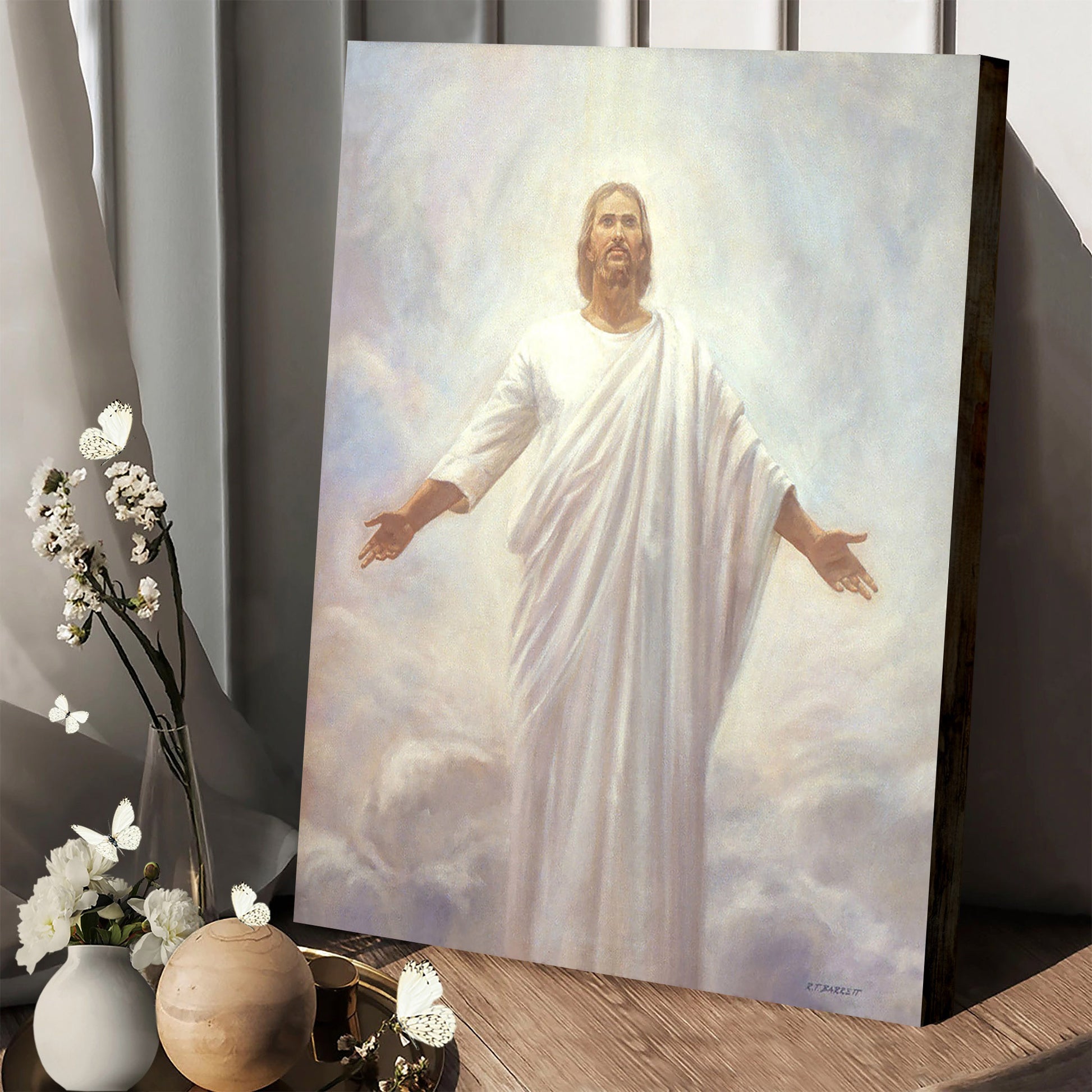 Resurrected Christ Canvas Picture - Jesus Christ Canvas Art - Christian Wall Canvas