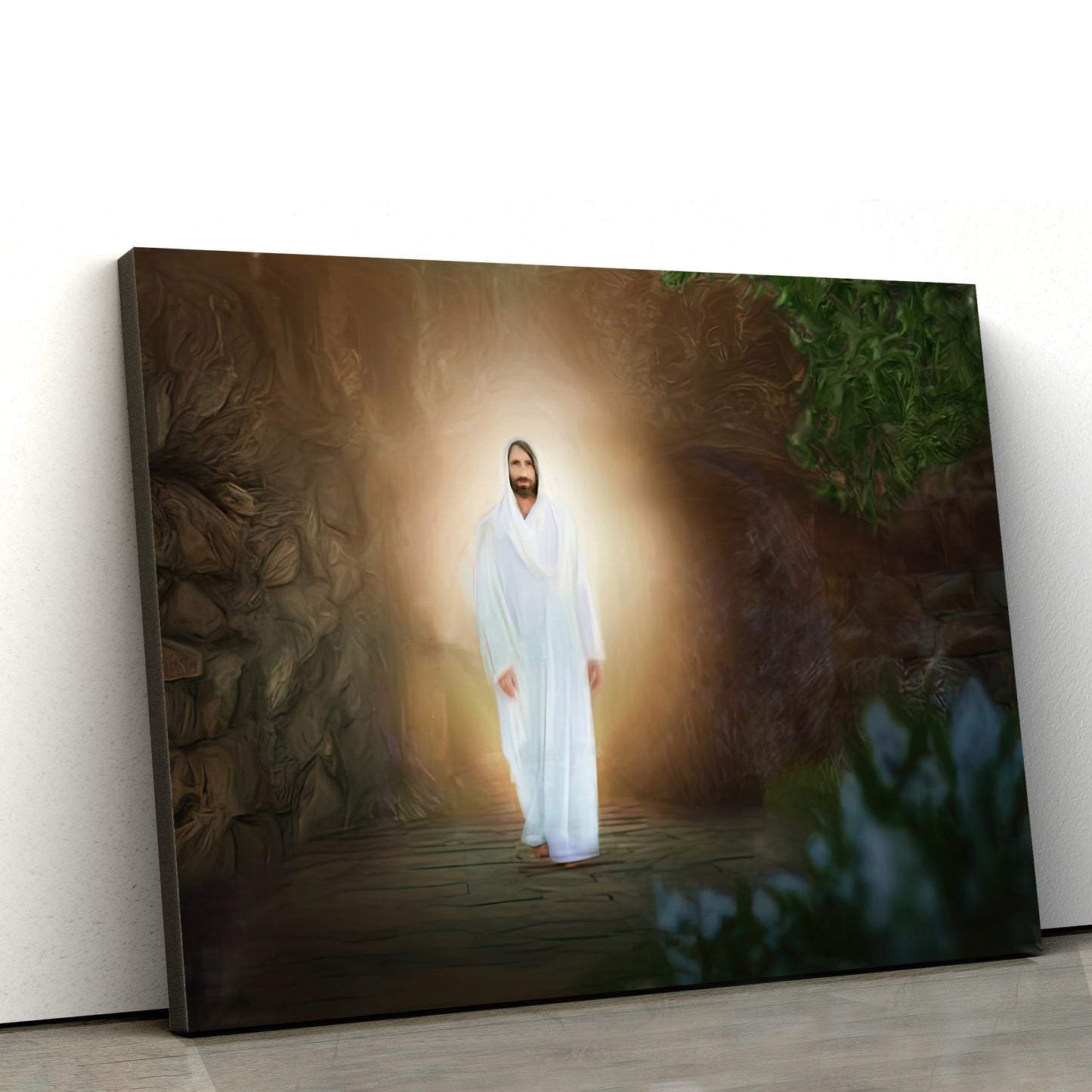 Resurrected Jesus Christ Comes Canvas Art - Jesus Christ Pictures - Jesus Wall Art - Christian Wall Decor