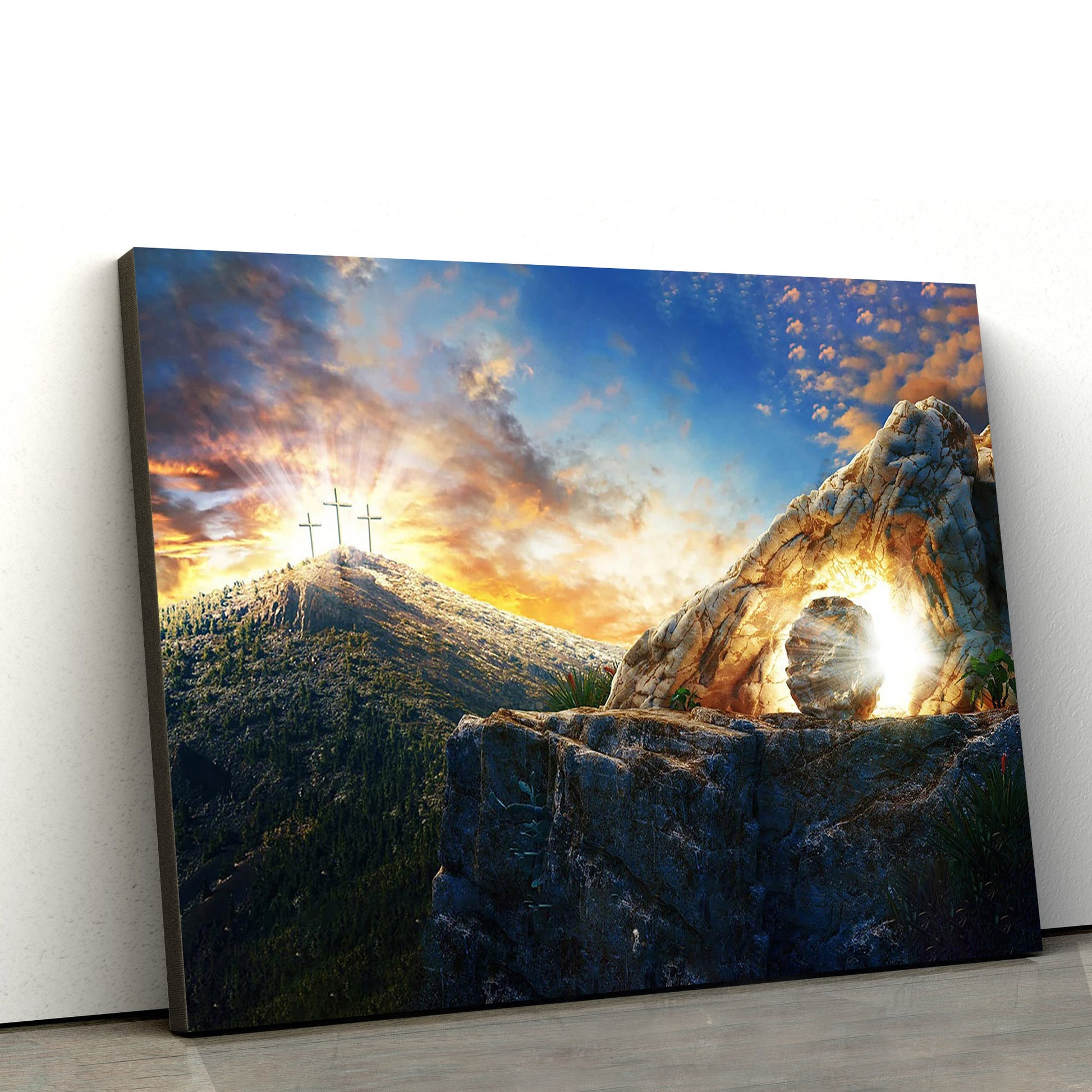 Resurrection Of Jesus - Jesus Canvas Pictures - Christian Wall Art