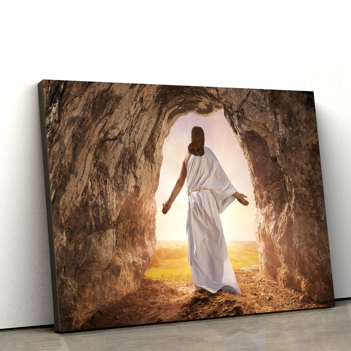 Resurrection Of Jesus Christ - Jesus Canvas Wall Art - Christian Wall Art