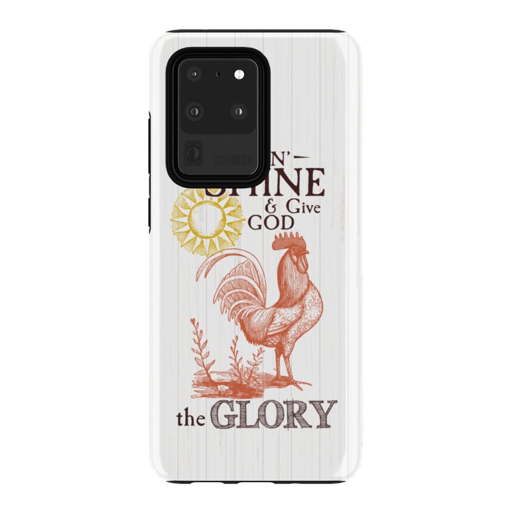 Rise And Shine And Give God The Glory Christian Phone Case - Inspirational Bible Scripture iPhone Cases