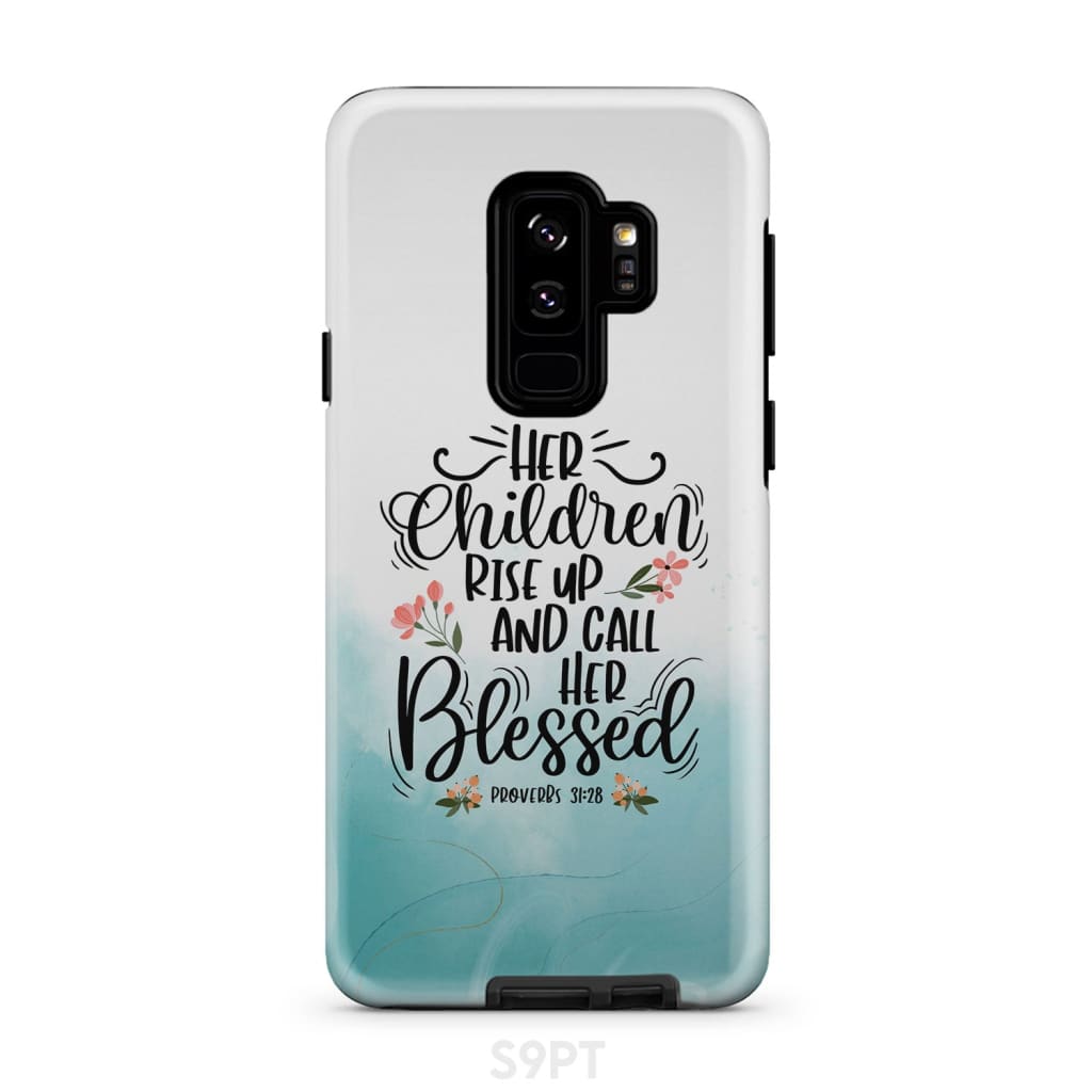 Rise Up And Call Her Blessed Proverbs 3128 Phone Case - Inspirational Bible Scripture iPhone Cases