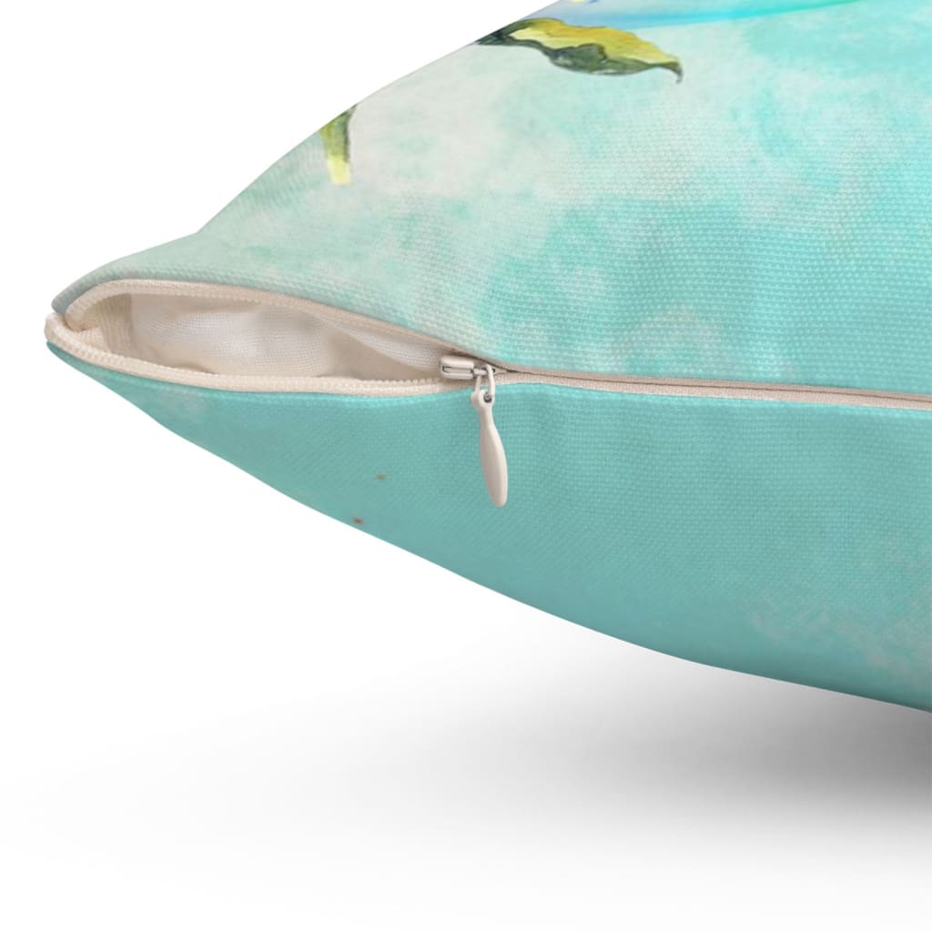 Rise Up And Pray Butterfly Sunflower Christian Pillow