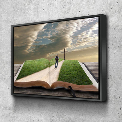 Road To Salvation Wall Art - Christian Canvas Wall Art